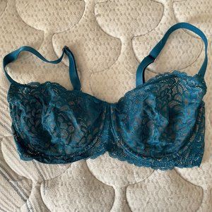 NWOT True & Co. Bra Lace Unlined Underwire Size 38D